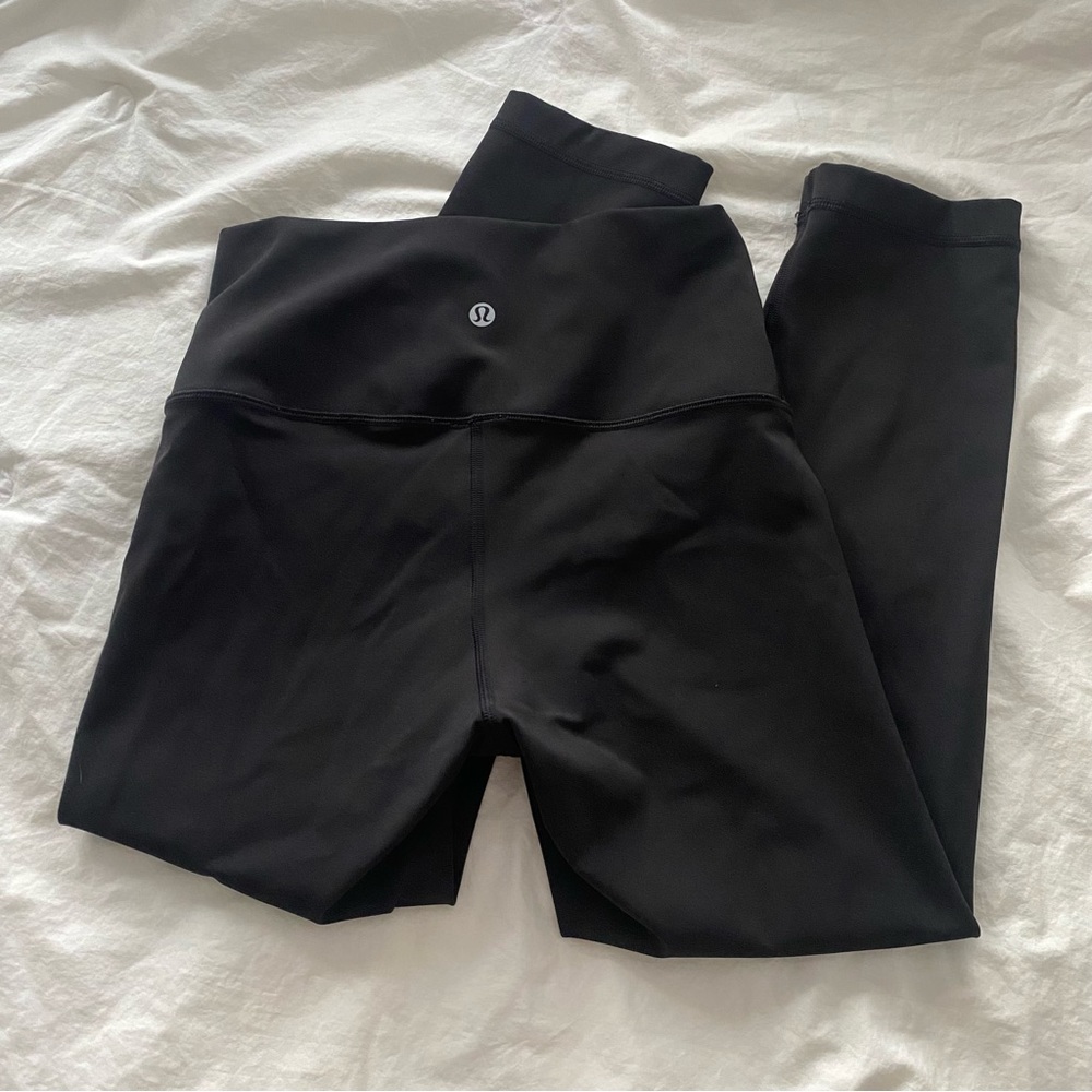 Black Cropped Lululemon Leggings